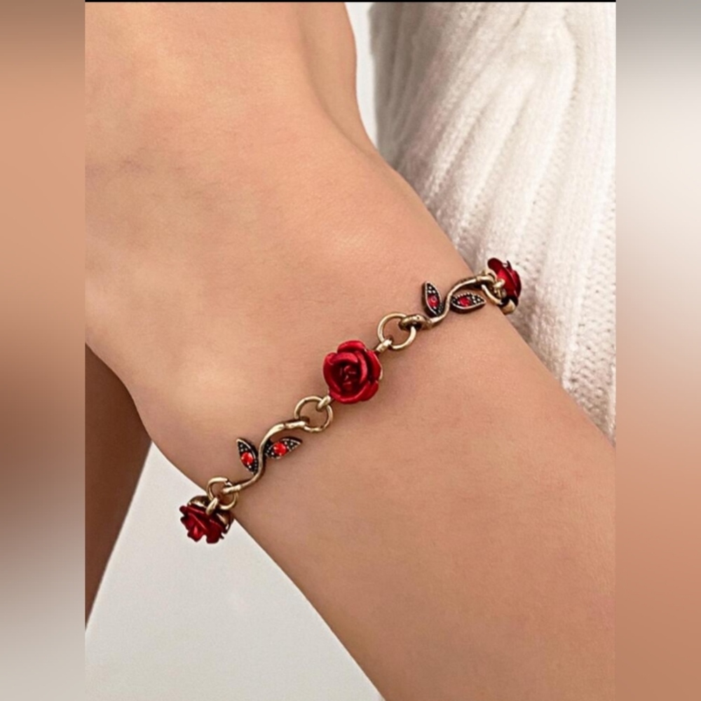 Valentine's Day Rose Bracelet